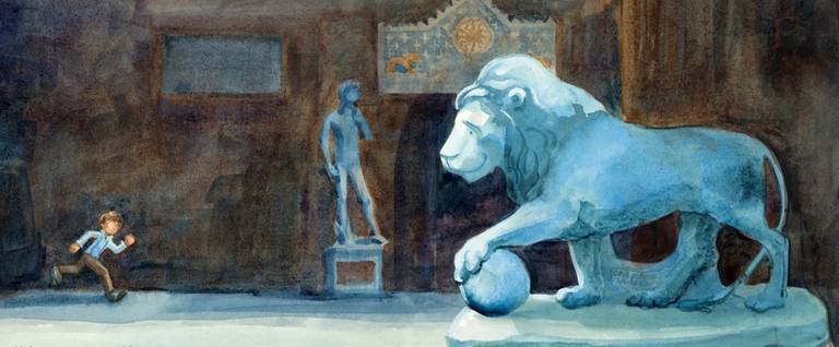 An image from 'Renato and the Lion.'(Image courtesy of Penguin Young Readers)