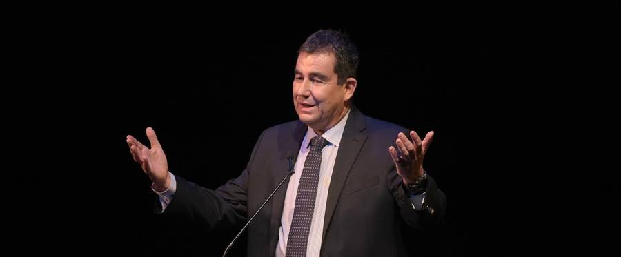 Ari Shavit attends the UCLA Younes & Soraya Nazarian Center For Israel Studies 5th Annual Gala at Wallis Annenberg Center for the Performing Arts in Beverly Hills, California, May 5, 2015.  