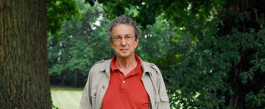 American author Charles K. Williams poses at home near Vernon, Normandy, France, in 2006. 