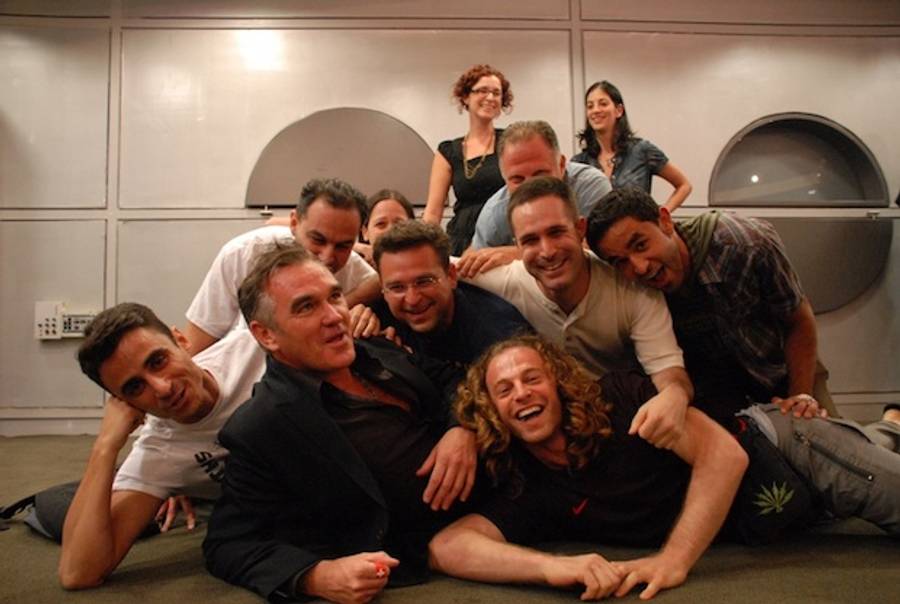 (Morrissey with Israeli fans, 2008)