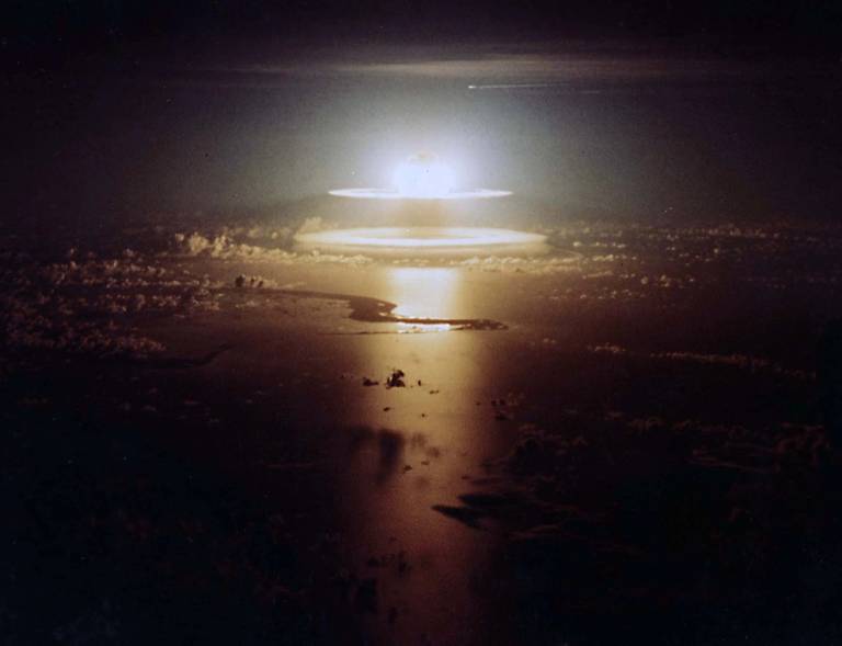 Hydrogen bomb test explosion, June 10, 1962