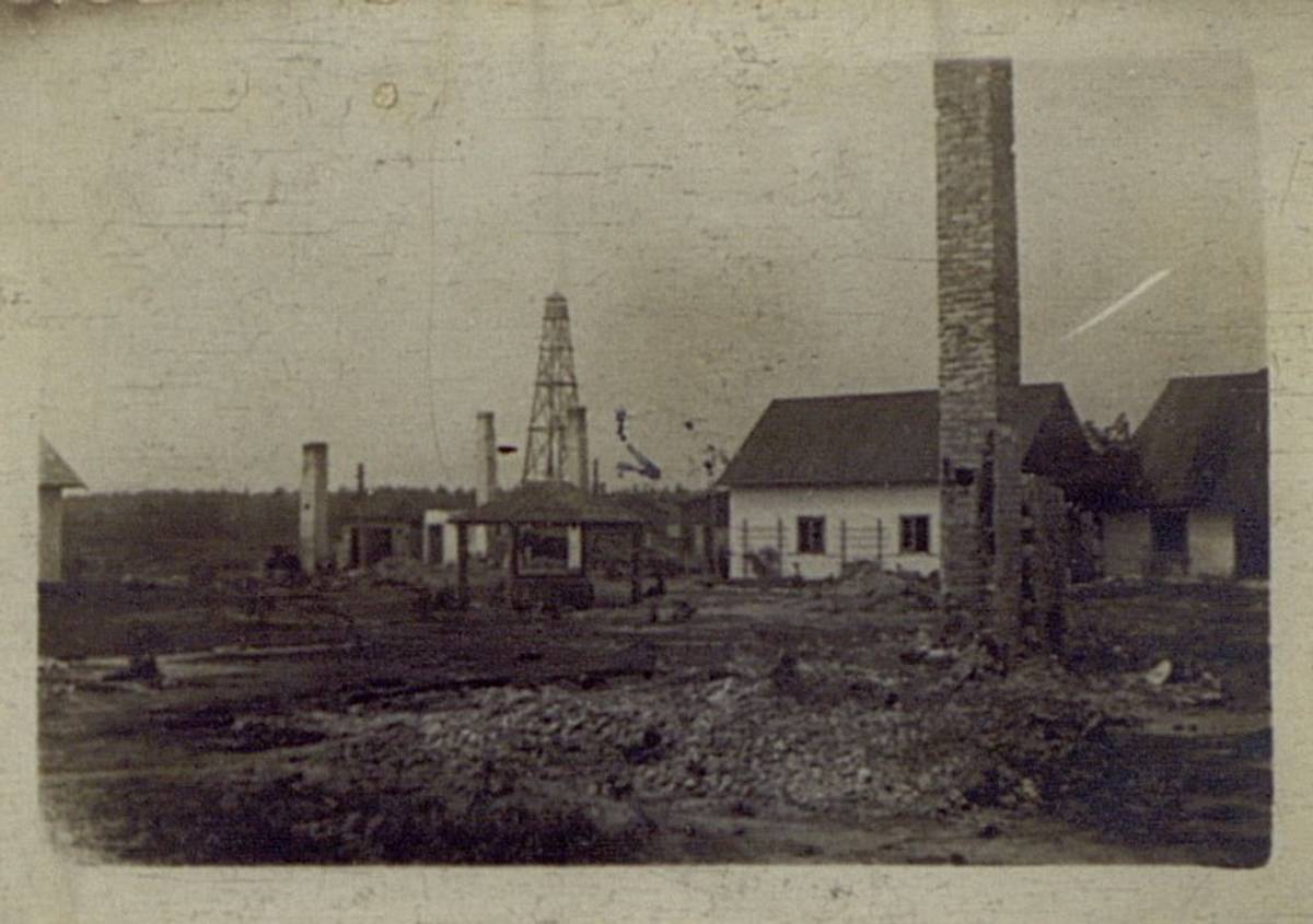 Photo of Sobibor from the report of Lieutenant Colonel Semion Volsky, August 1944 