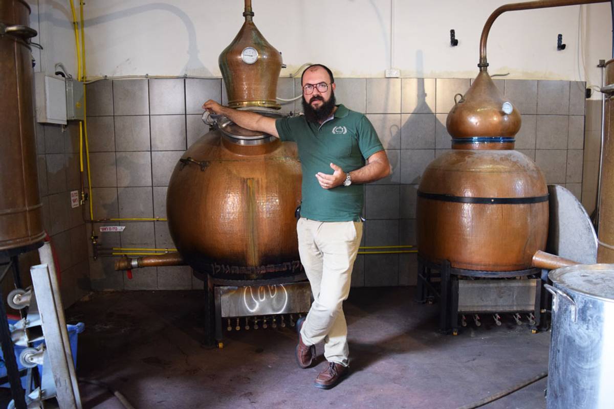 David Zibell, who owns the Golan Heights Distillery with his wife, Alona. (Photo: Sara Toth Stub)