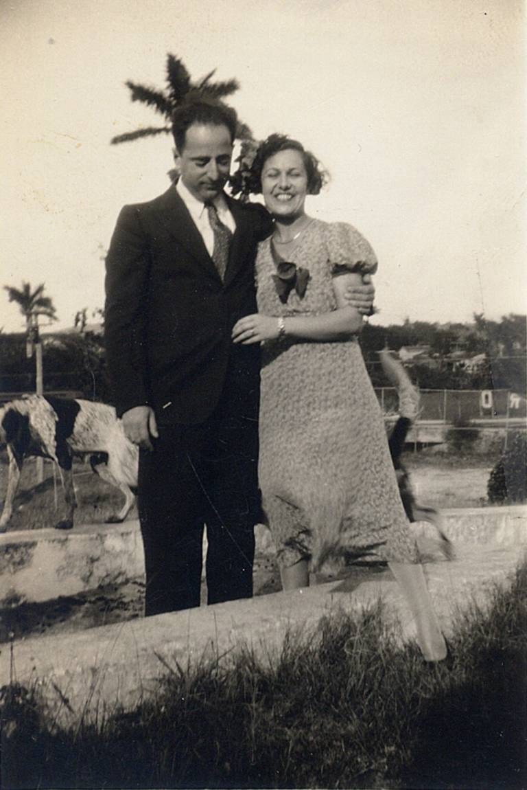 Elizabeth’s grandparents Rebecca and Sam in Cuba, where they met each other for the first time in March of 1934 for an arranged marriage that would allow Rebecca to enter the United States as Sam’s wife