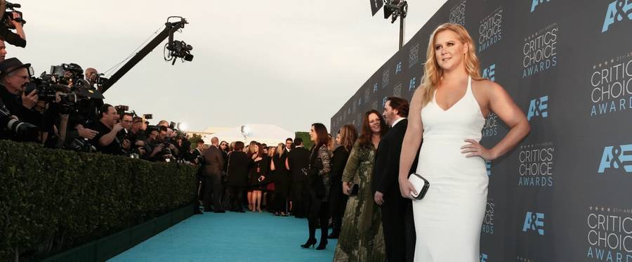 Actress Amy Schumer attends the 21st Annual Critics' Choice Awards in Santa Monica, California, January 17, 2016. (Christopher Polk/Getty Images for The Critics' Choice Awards)