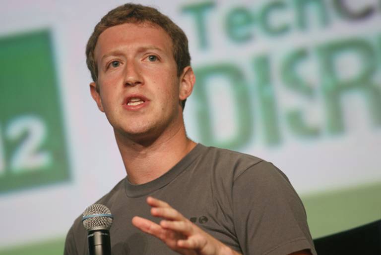 Facebook founder and CEO Mark Zuckerberg speaks at the TechCrunch Disrupt SF 2012 conference on September 11, 2012 in San Francisco.(KIMIHIRO HOSHINO/AFP/GettyImages)