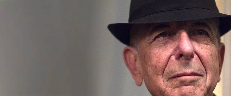 Canadian singer and poet Leonard Cohen is pictured on January 16, 2012 in Paris 