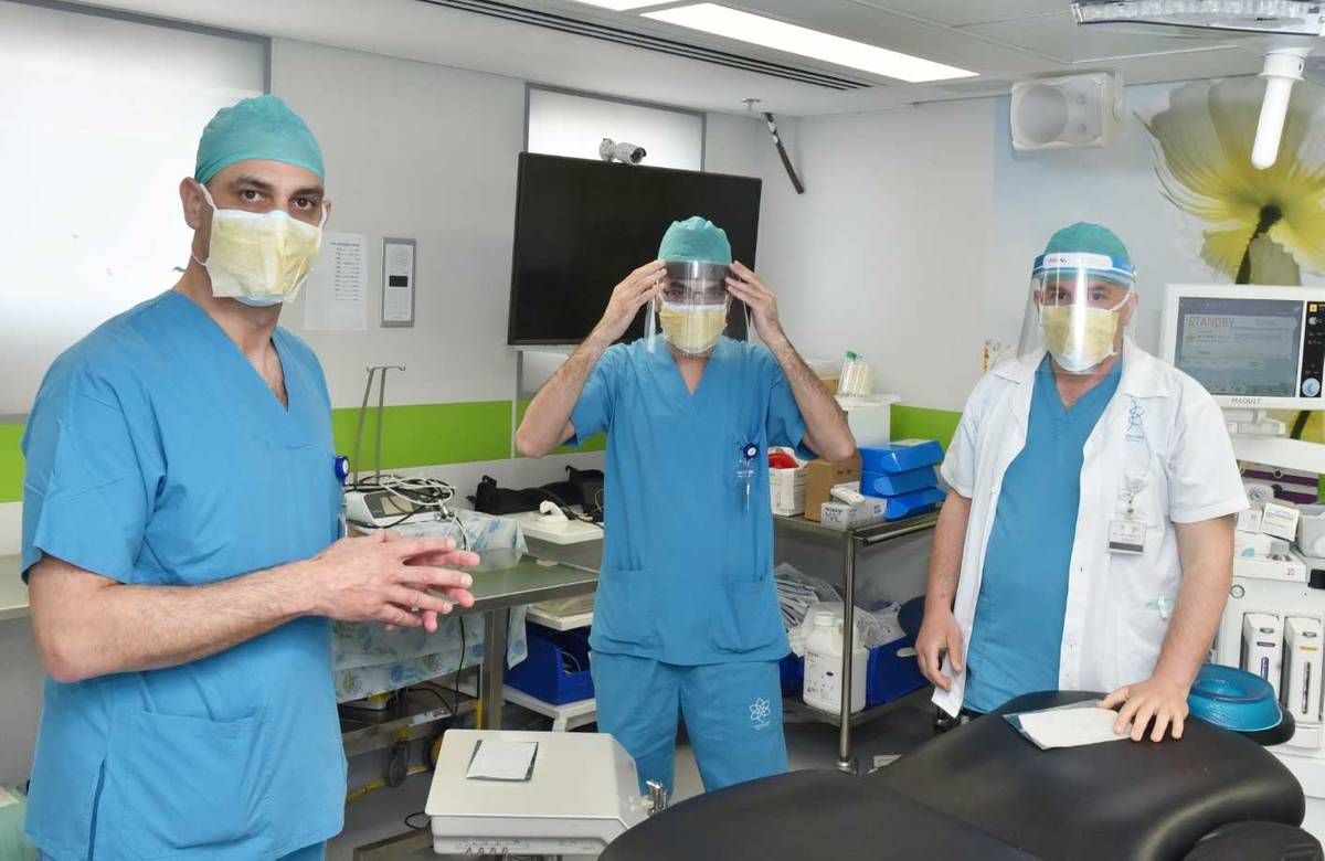 Surgeons at the Galilee Medical Center