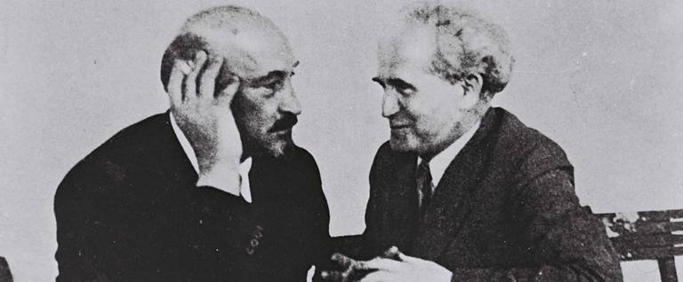 Chaim Weizmann and David Ben-Gurion, Switzerland, 1945