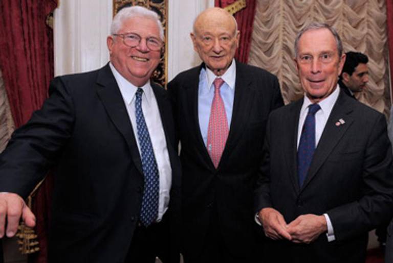 Ravitch (left) chilling with buddies Ed Koch and Michael Bloomberg.(Jemal Countess/Getty Images for Bryan Cave LL)