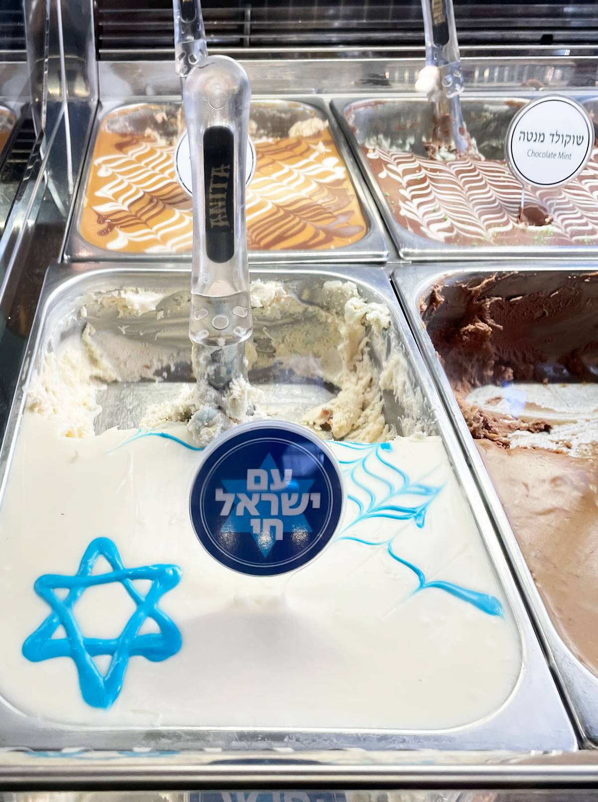 Anita's Am Yisrael Chai halvah ice cream