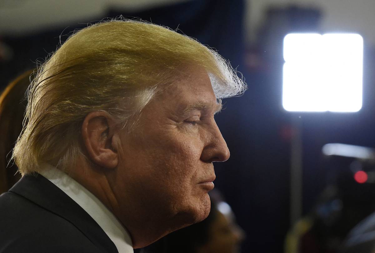 Donald Trump in Las Vegas, December 15, 2015. (Ethan Miller/Getty Images)