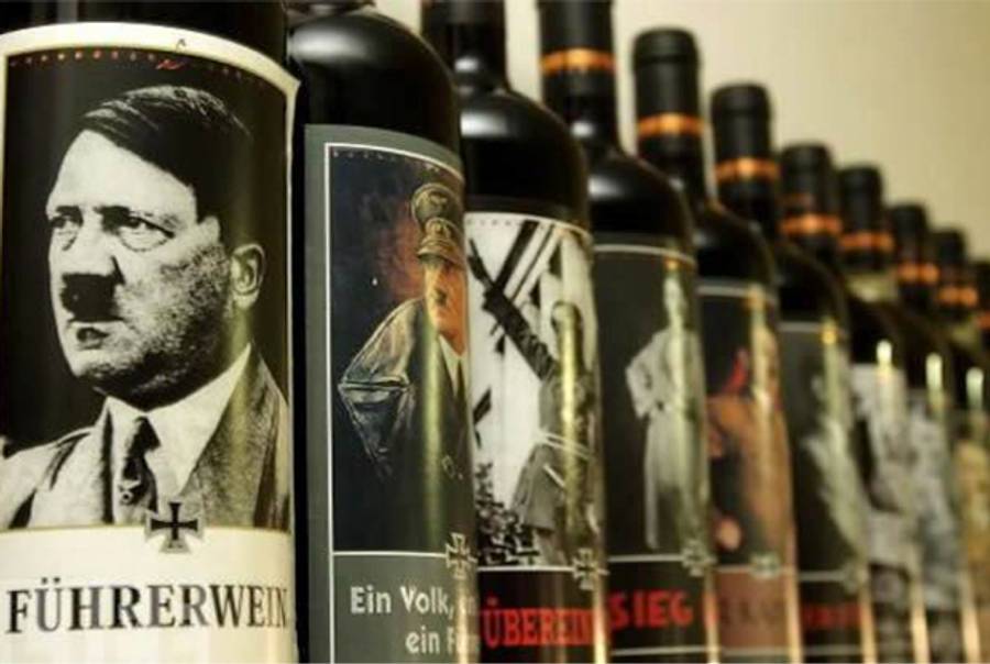 Vini Lunardelli's line of Hitler-themed wine.(The Drinks Business)
