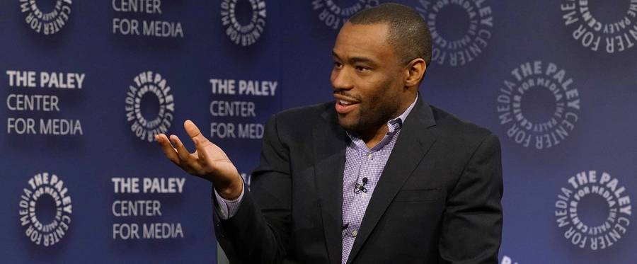 Marc Lamont Hill speaks at an event in 2016 in New York City.