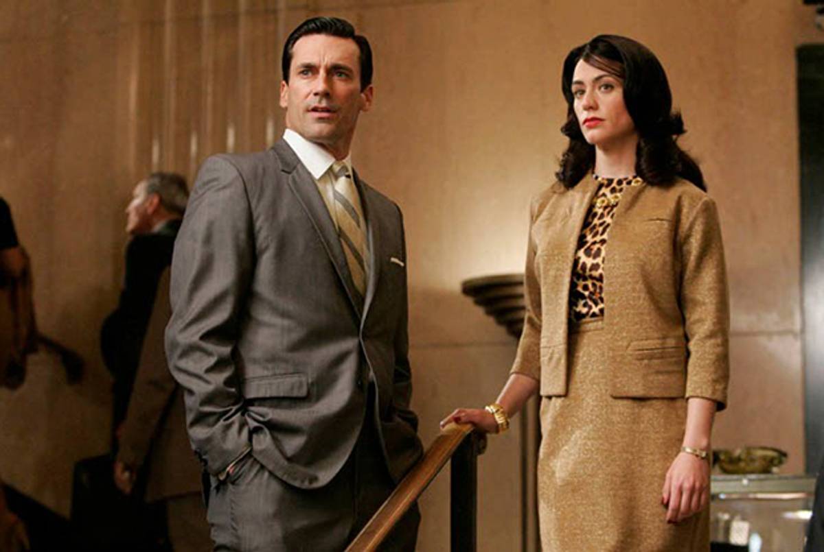 Don Draper and Rachel Menken on AMC's 'Mad Men.' (AMC)