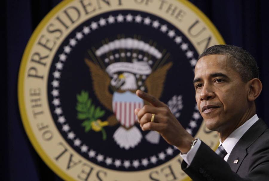 President Obama today.(Yuri Gripas-Pool/Getty Images)