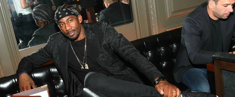 Amar'e Stoudemire at American Cut restaurant in New York City, July 31, 2016. 