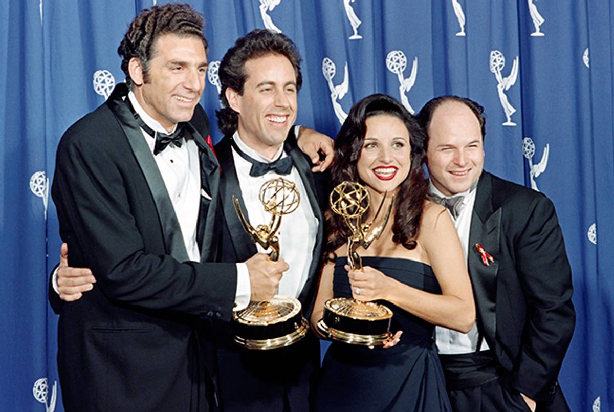 The cast of 'Seinfeld' on September 19, 1993 in Pasadena, CA. (Scott Flynn /AFP/Getty Images)