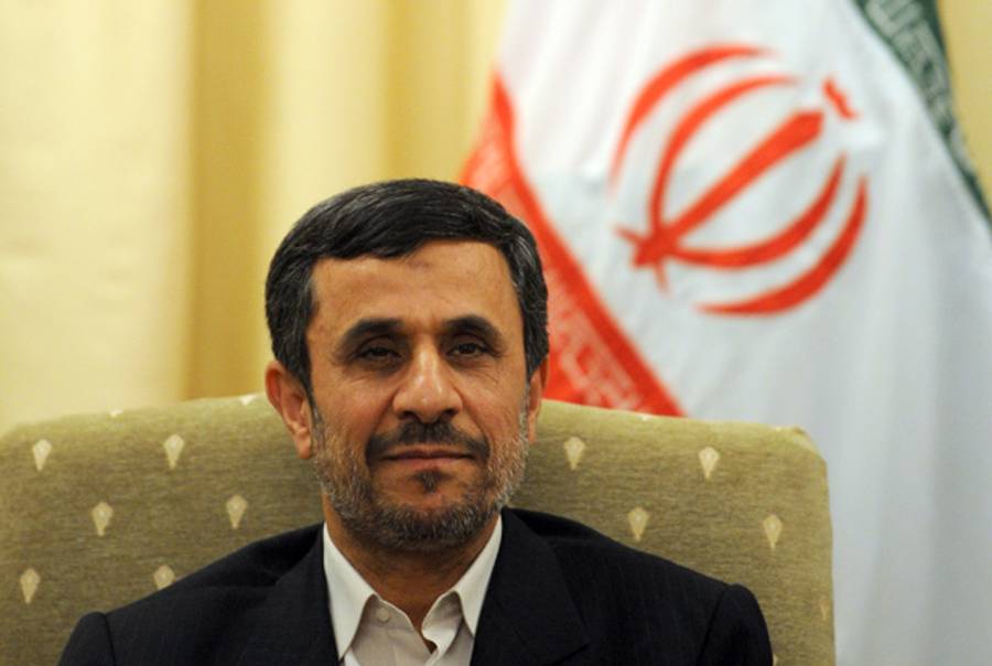 Iranian President Ahmadinejad last month.(Aamir Qureshi/AFP/Getty Images)