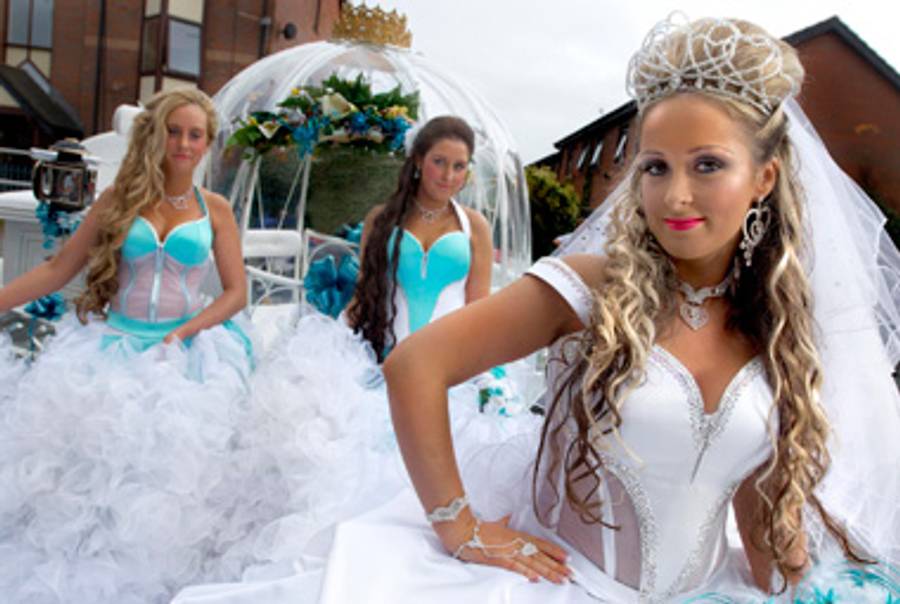 One of the brides featured on the British documentary miniseries Big Fat Gypsy Weddings.(TLC/© Victor De Jesus/ UNP 01274 412)