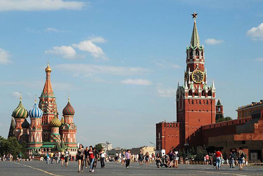 The Kremlin's Spasskaya Tower. (Wikimedia)