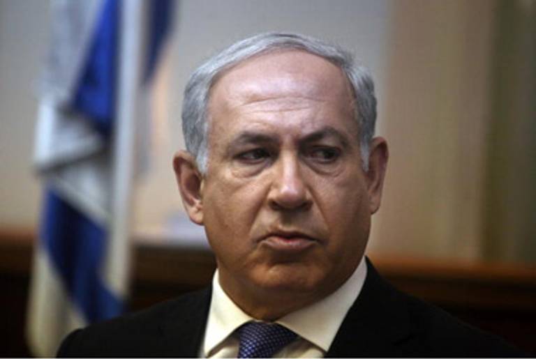 Prime Minister Netanyahu yesterday.(Lior Mizrahi/AFP/Getty Images)