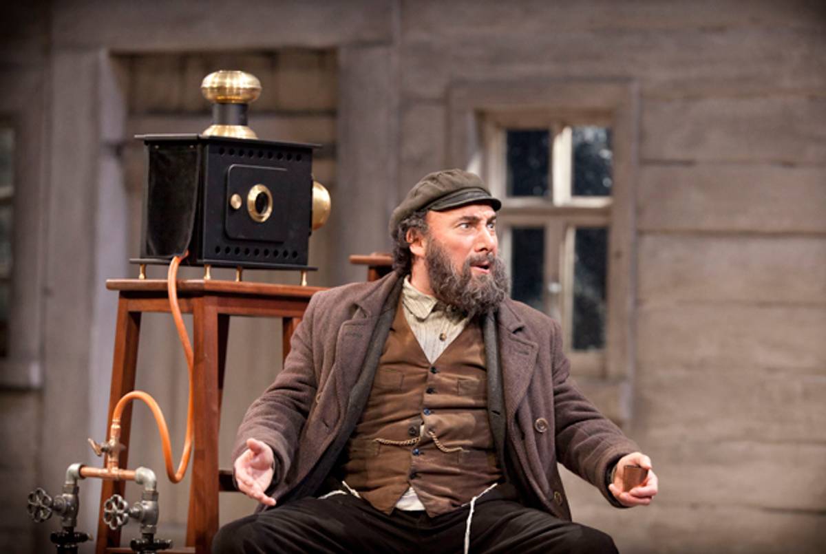Antony Sher as Jacob Bindel in Travelling Light at the National Theatre, 2012.(Johan Persson)