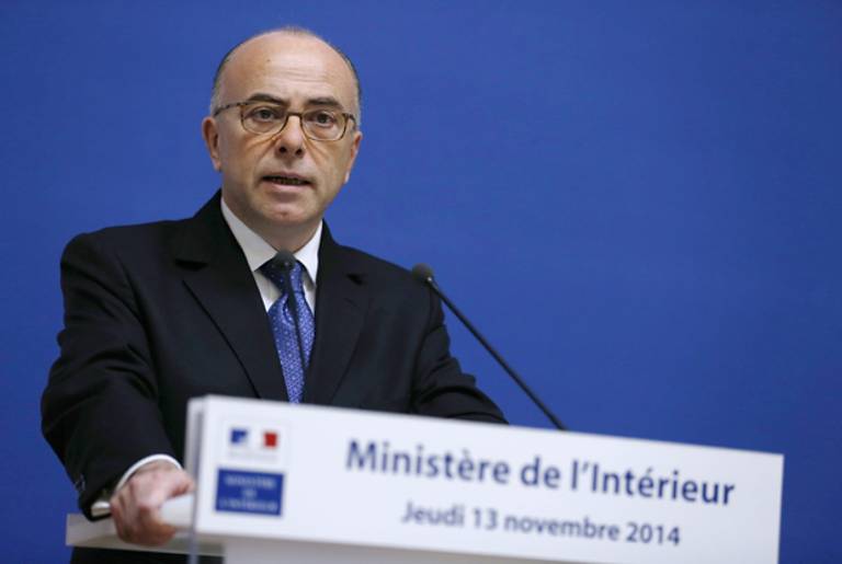 French Interior Minister Bernard Cazeneuve on November 13, 2014. (THOMAS SAMSON/AFP/Getty Images)