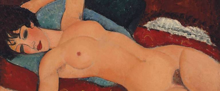 'Nu couché,' by Amedeo Modigliani, 1917, oil on canvas