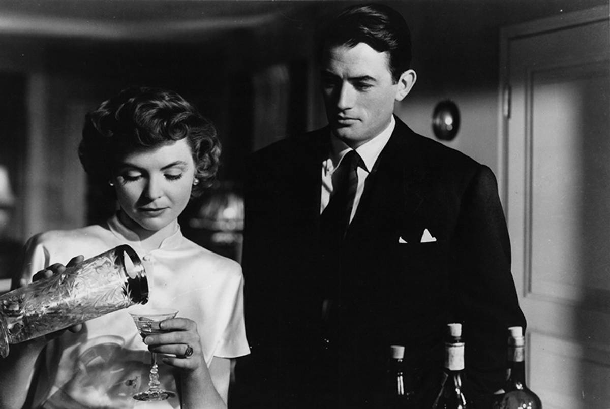 Dorothy McGuire and Gregory Peck in a scene from the film 'Gentleman's Agreement,' 1947.(20th Century-Fox/Getty Images)