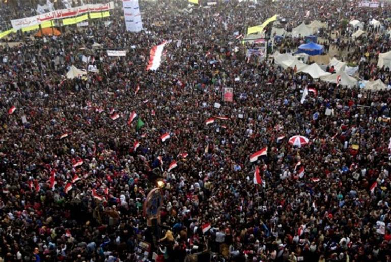 Protests Today in Tahrir Square (AFP/Getty Images)