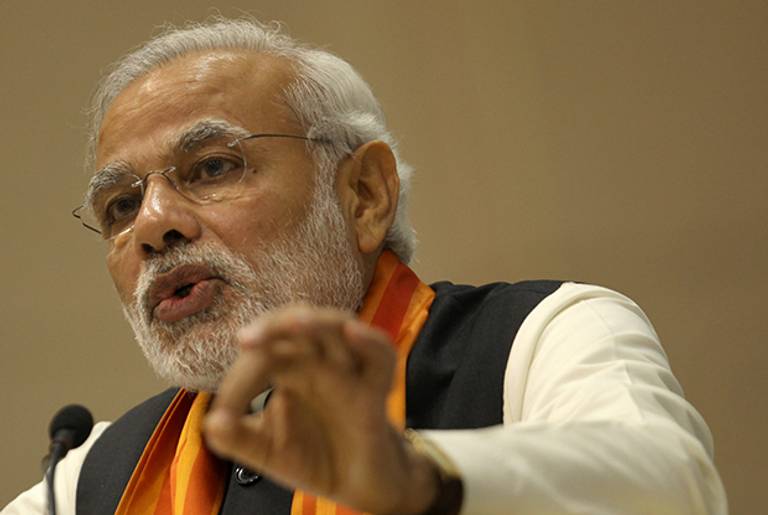 Indian Prime Minister Narendra Modi in New Delhi on December 11, 2014. (FINDLAY KEMBER/AFP/Getty Images)