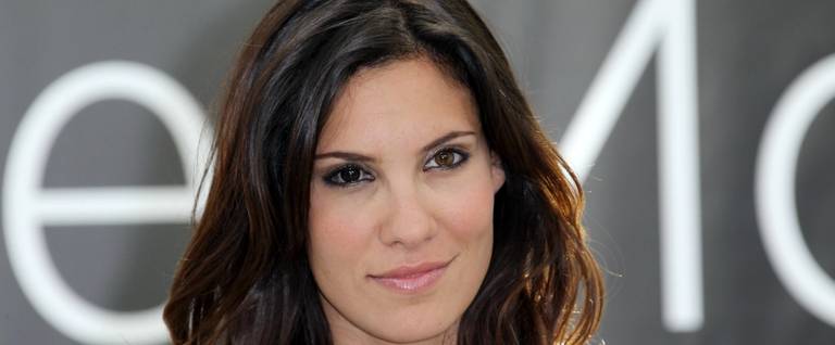Daniela Ruah poses during a photoshoot at a TV festival on June 12, 2012, in Monaco.