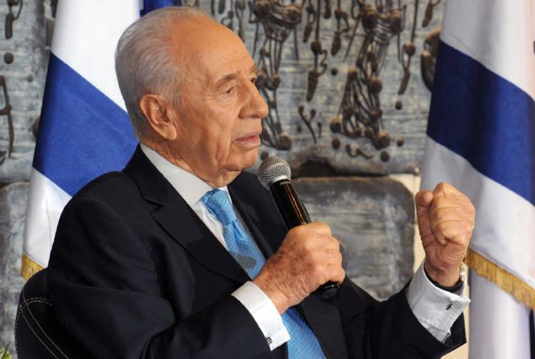 Israeli President Shimon Peres.(Mark Neyman/GPO via Getty Images)