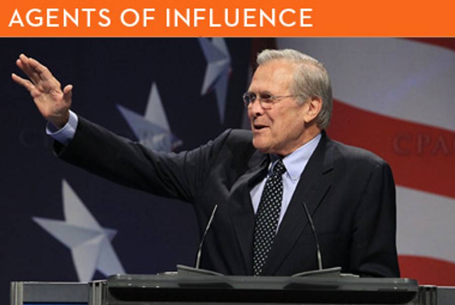 Donald Rumsfeld in Washington last month.(Mark Wilson/Getty Images)