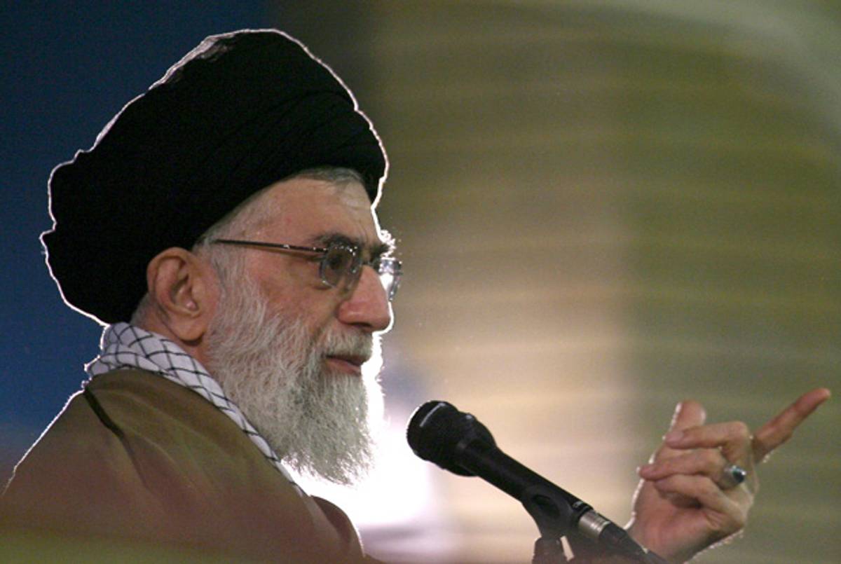 Iranian Supreme Leader Khamanei in 2007.(-/AFP/Getty Images)