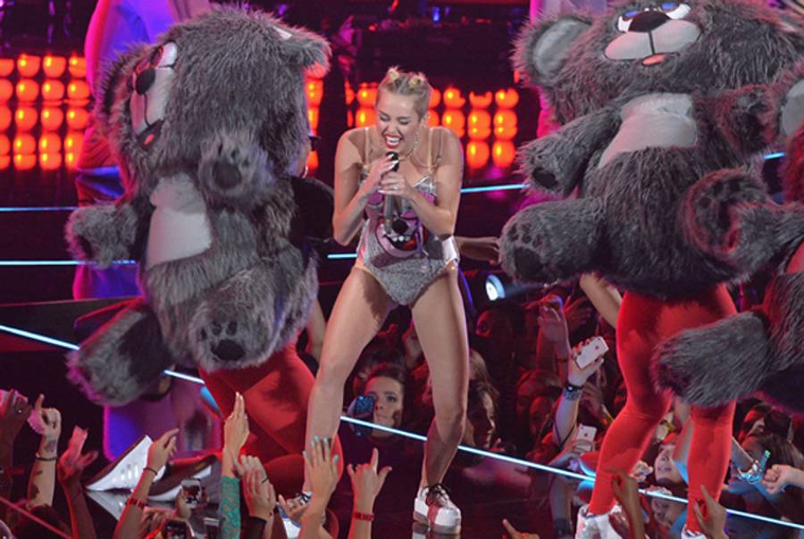 Miley Cyrus performs at the 2013 MTV Video Music Awards(Rick Diamond/Getty Images for MTV)