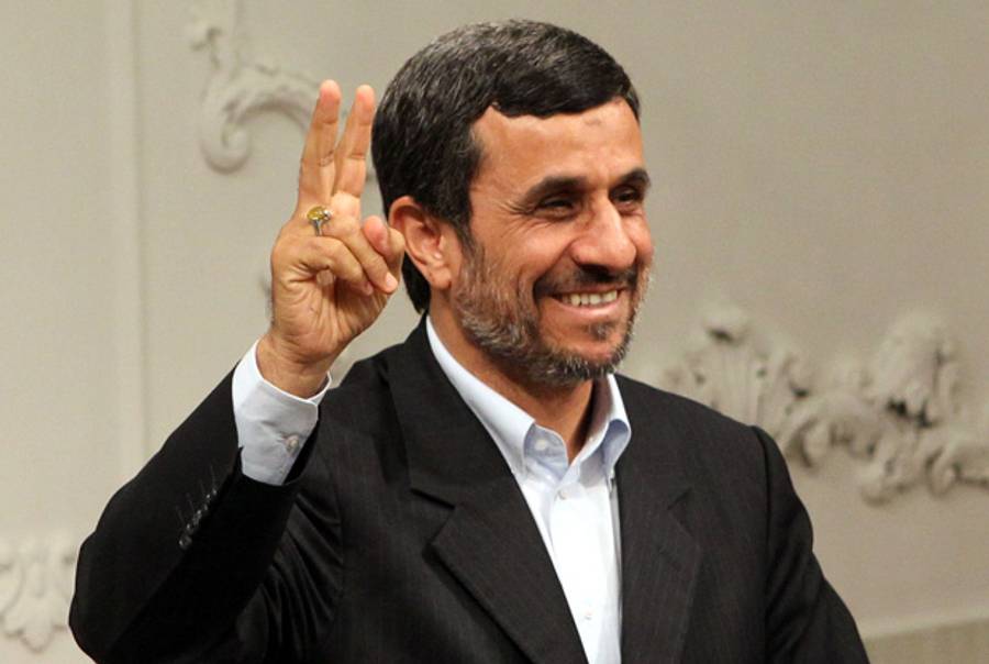President Ahmadinejad last week.(Atta Kenare/AFP/Getty Images)