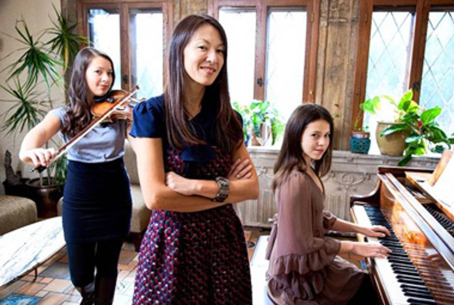 Amy Chua and her daughters.(WSJ)