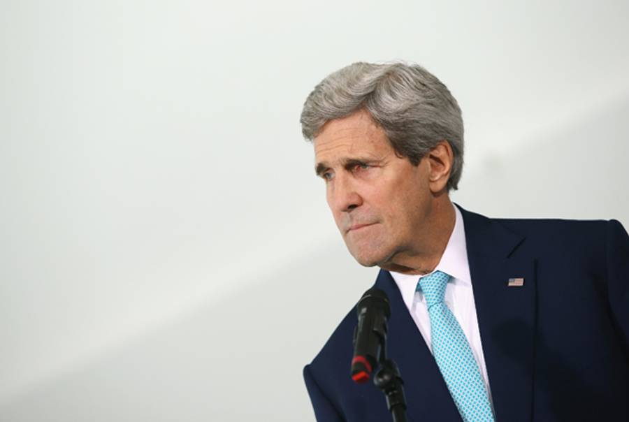 U.S. Secretary of State John Kerry on October 22, 2014 in Berlin, Germany. (Pool/Getty Images)