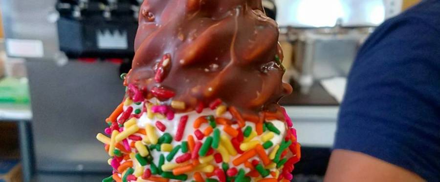 A big gay ice cream cone.(Facebook)