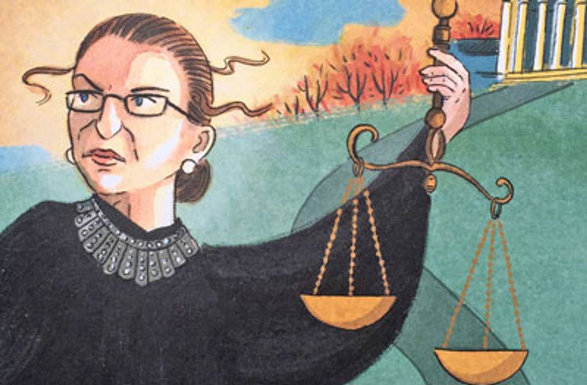 From ‘I Dissent! Ruth Bader Ginsburg Makes Her Mark,’ by Debbie Levy.