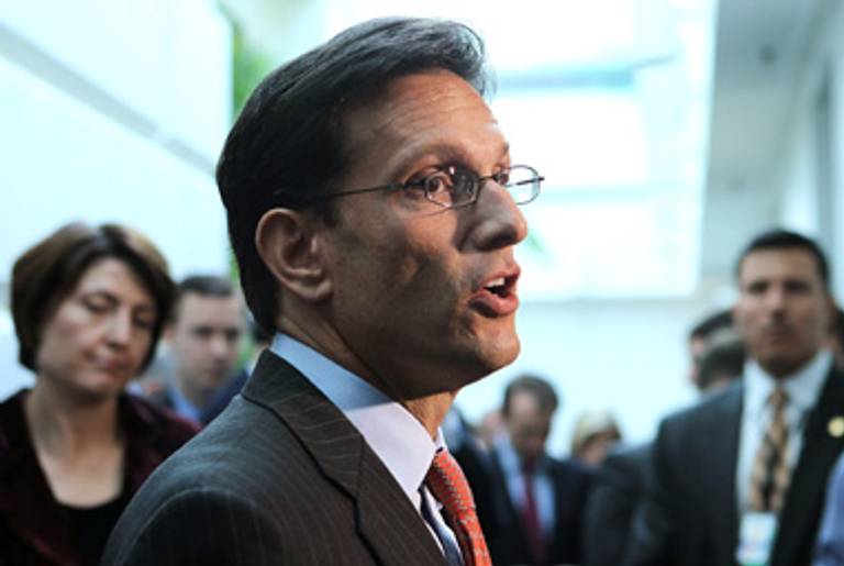 Rep. Eric Cantor yesterday.(Alex Wong/Getty Images)