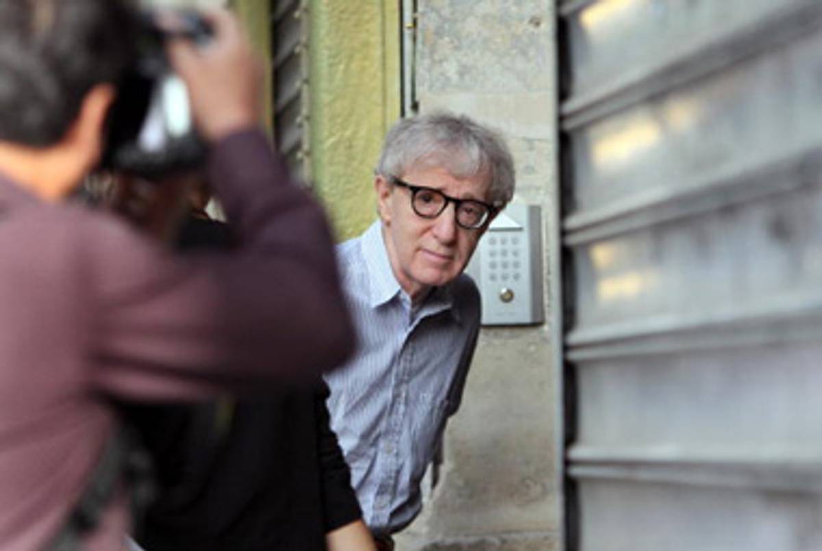 The Woodman in Paris earlier this month.(Flore Giraud/AFP/Getty Images)