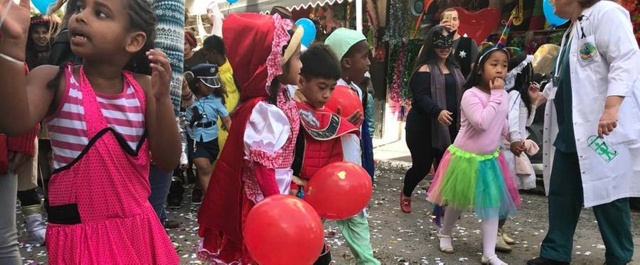 Purim parade in Tel Aviv for children of undocumented immigrants, earlier this week