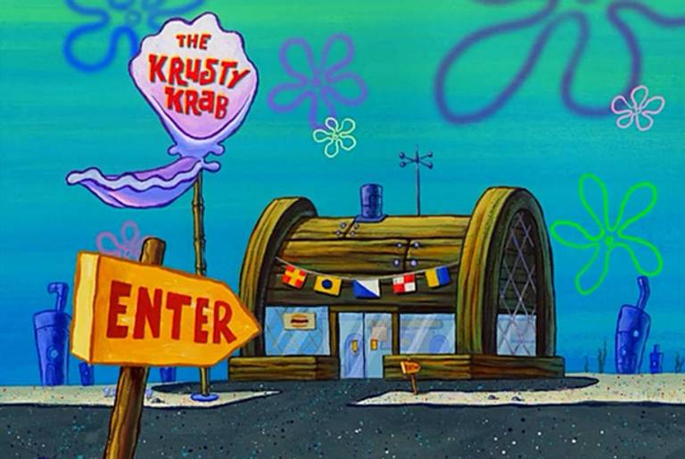 Krusty Krab, the local eatery on SpongeBob Squarepants. (SpongeBob wikia)