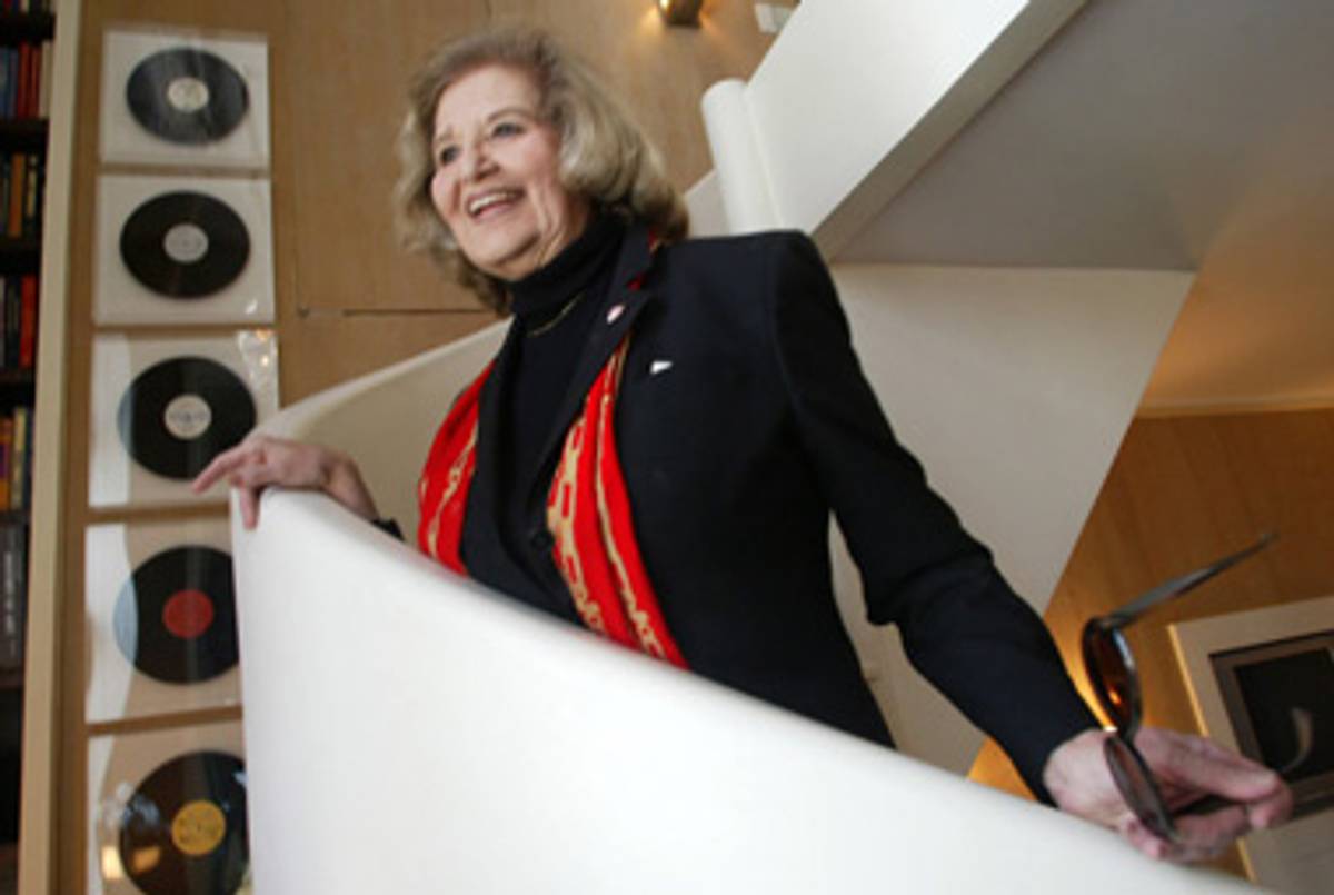 Sally Goodgold in 2003. Note the huge glasses.(Librado Romero/NYT)