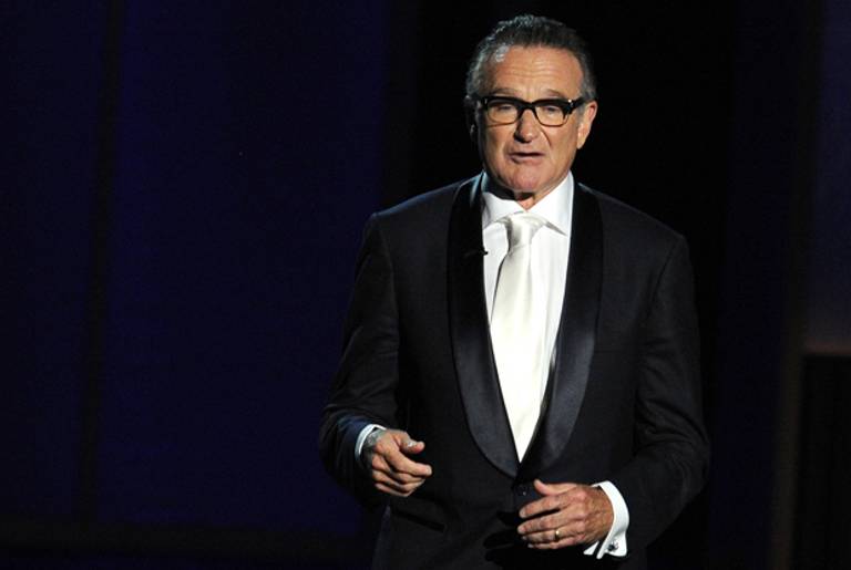  Robin Williams speaks onstage during the 65th Annual Primetime Emmy Awards on September 22, 2013 in Los Angeles, California. (Photo by Kevin Winter/Getty Images)