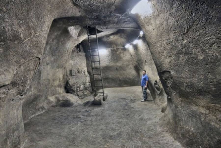 Newly Discovered Cistern from the First Temple Era(Israel Antiquities Authority)