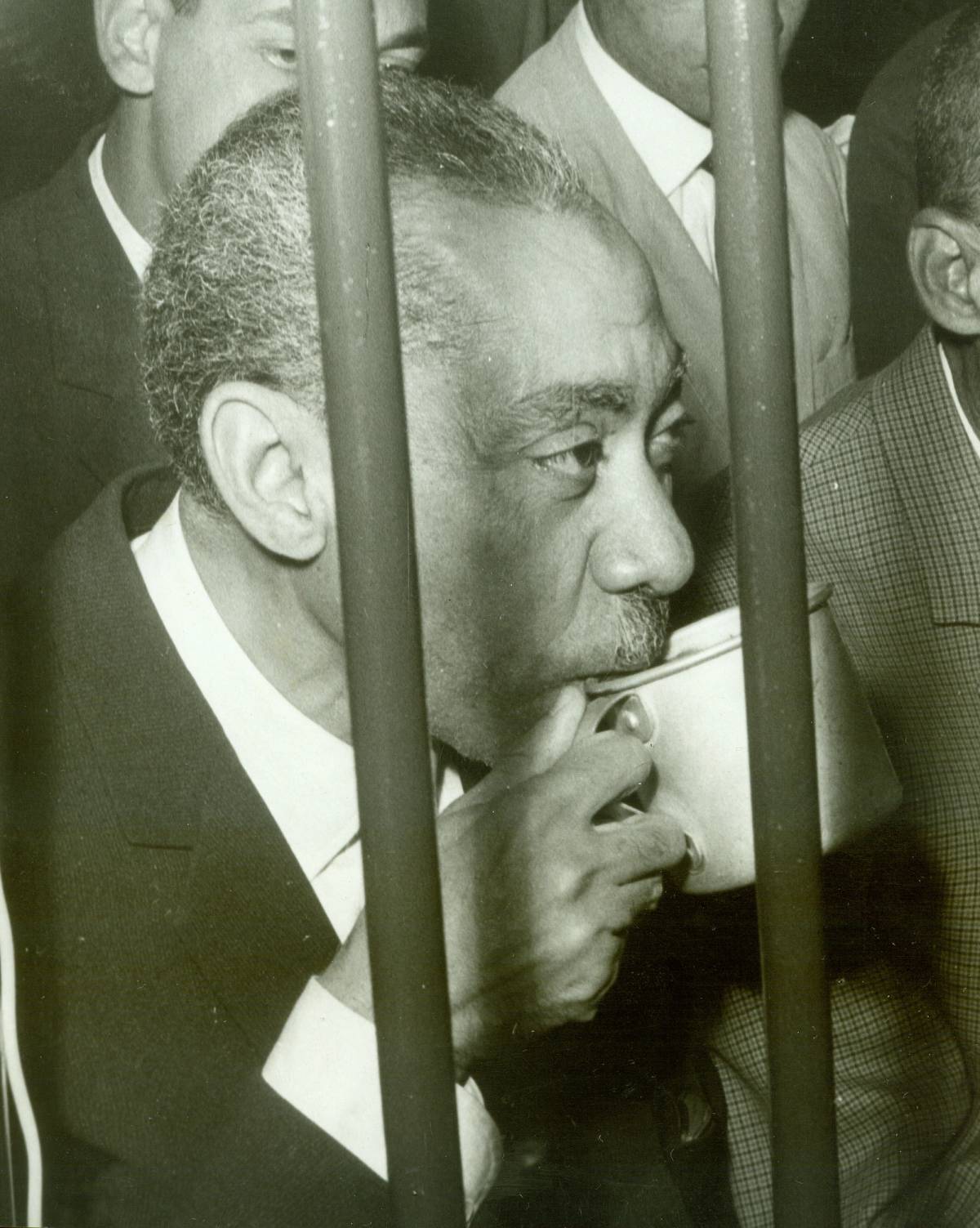 Sayyed Qutb behind bars in 1966, afer he was convicted of plotting the assassination of Egyptian President Gamal Abdel Nasser. He was hanged, and later came to be remembered as the ideological founder of Islamist jihadis.
